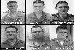 Mugshot photos, six in all, of Hillclimber pilots from 1967.
