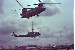 A Hillclimber Chinook slinging a Huey.