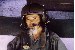 One of the Vietnamese base workers wearing CPT Jim Fraser's helmet in the Hillclimber orderly room.