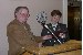 This year the Hillclimbers helped launch the 222nd CAB Skymasters Veterans Association. In this photo Don Yaxley (222nd Veterans Association) gives a plaque to the current commander of the 1/222nd Avn Regiment, LTC Louise Terrel. Eleven 222nd veterans were in attendance.