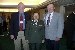 Sy Berdux and Clinton Downing with one of the 765th Trans Bn support troops.