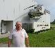 Hillclimber Carl Vertrees outside the Ft. Rucker